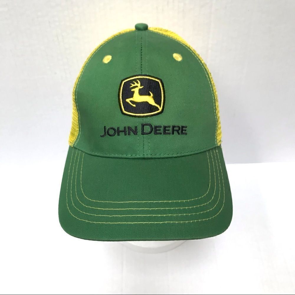 John Deere hook & loop baseball cap OS - Picture 2 of 7